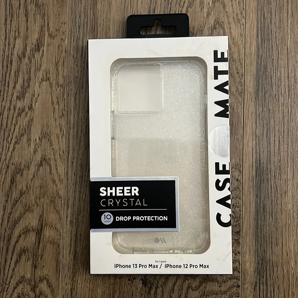 CLEAR-OUT New iPhone 13/12‎ Pro Max Sheer Crystal Casemate Case